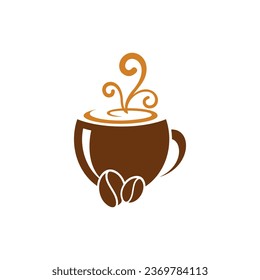 Coffee Cup Logo Vector Design Template