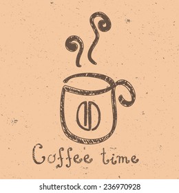 Coffee cup logo. Vector, EPS 10