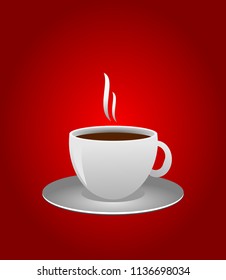 Coffee cup Logo  vector icon design.Used in printing and web