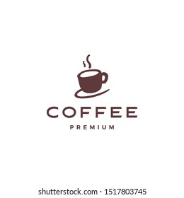 Coffee Cup Logo Vector Icon Illustration Stock Vector (Royalty Free ...