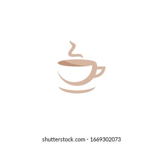 Diseño de icono vectorial del logotipo de café 