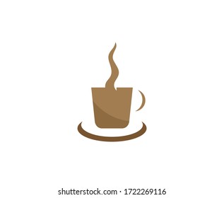 Icono vectorial del logo de Coffee cup 