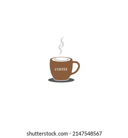 coffee cup logo. vector illustration design template