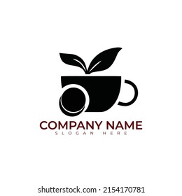 Diseño de ilustración vectorial del logotipo de la copa de café