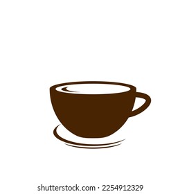 Logo de la Copa del Café, Ilustración vectorial, diseño emblemático en fondo blanco