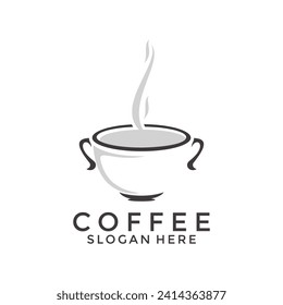 Coffee Cup logo vector, Coffee Shop, Cafe Logo Design Inspiration Vector template