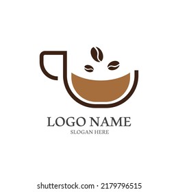 coffee cup logo in vector style