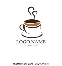 coffee cup logo in vector style