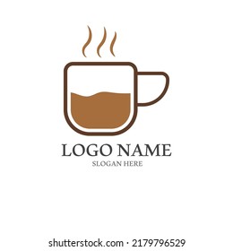 coffee cup logo in vector style