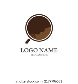 coffee cup logo in vector style