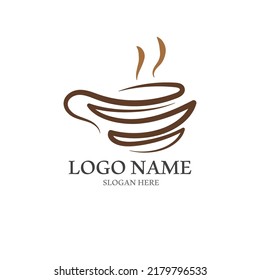 coffee cup logo in vector style