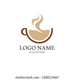 coffee cup logo in vector style