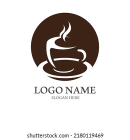 coffee cup logo in vector style