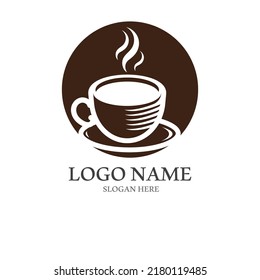 coffee cup logo in vector style