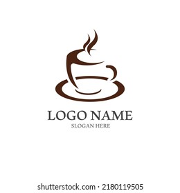 coffee cup logo in vector style