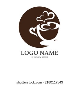 coffee cup logo in vector style