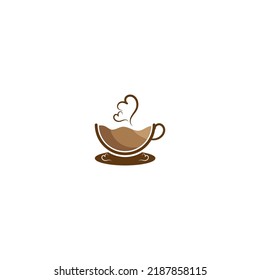 coffee cup logo in vector style