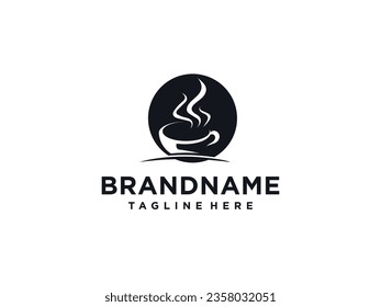 coffee cup logo in vector style