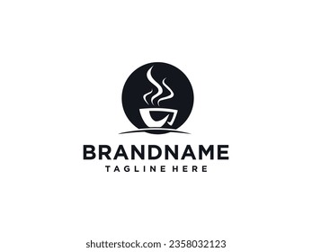 coffee cup logo in vector style