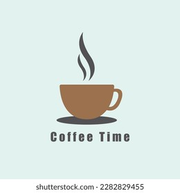 Coffee cup logo vector template
