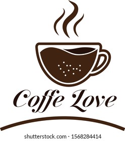 Coffee cup logo vector for your branding cafe