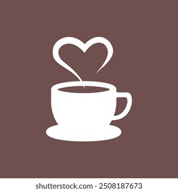 coffee cup coffee lovers classic logo design vector