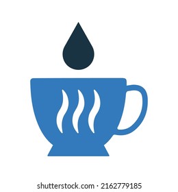 Coffee, cup, milk icon. Simple editable vector illustration.