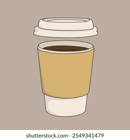 Coffee Cup Mock Up Vektorgrafik