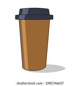 coffee cup mockup template vector design