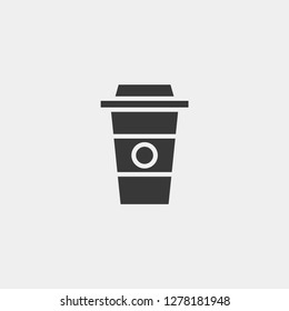 Coffee Cup Modern Simple Vector Icon