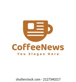 Coffee Cup News Logo Design