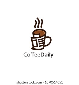 Diario de la Copa del Mundo de Café con concepto moderno