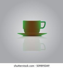 Coffee cup on background for your project