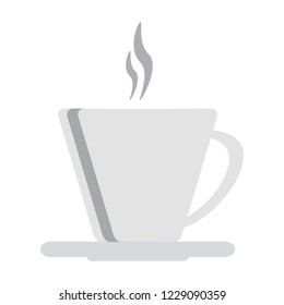 Coffee cup on dish