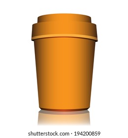 Coffee Cup on white
