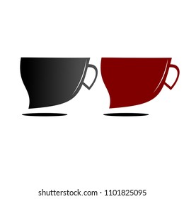 coffee cup  on a white background.