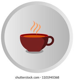 coffee cup  on a white background.