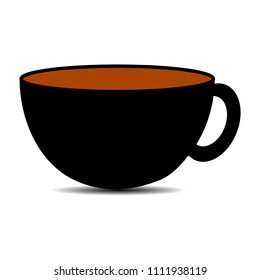 coffee cup  on a white background.