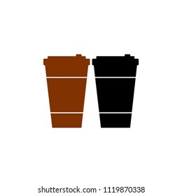 coffee cup  on a white background.
