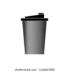 coffee cup  on a white background.