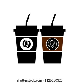coffee cup  on a white background.