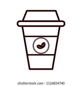 coffee cup  on a white background.
