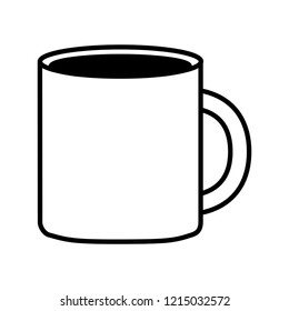 coffee cup on white background