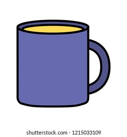 coffee cup on white background