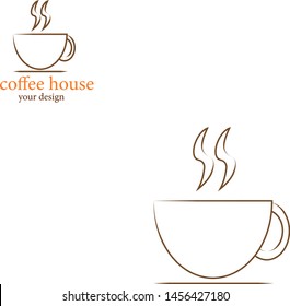 coffee cup on the white background