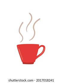 coffee cup on white background