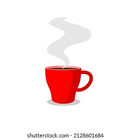 coffee cup on a white background icons vector.