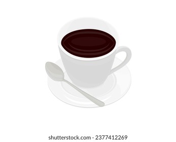 Coffee cup on a white background.