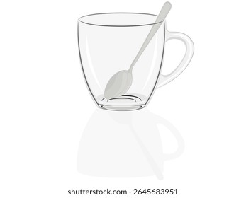 Coffee cup on a white background.
