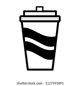 coffee cup  on a white background.Used in printing and web.
